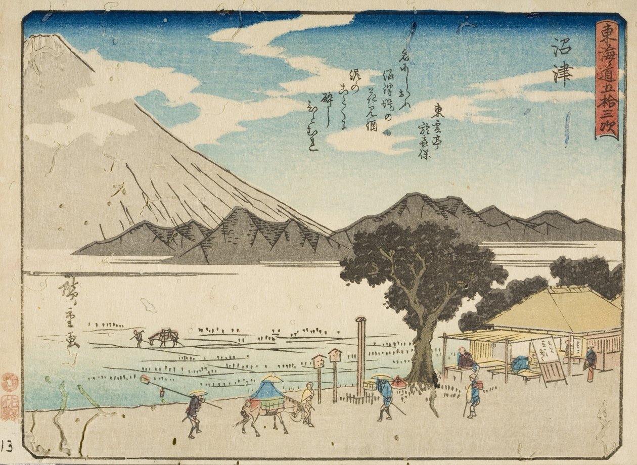 Numazu od Utagawa Hiroshige