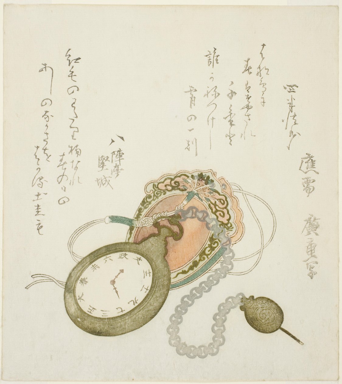 Kapesní hodinky od Utagawa Hiroshige