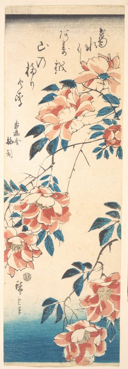 Rose od Utagawa Hiroshige
