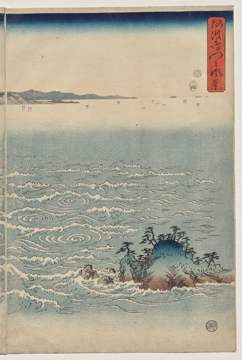 Whirlpools of Awa od Utagawa Hiroshige