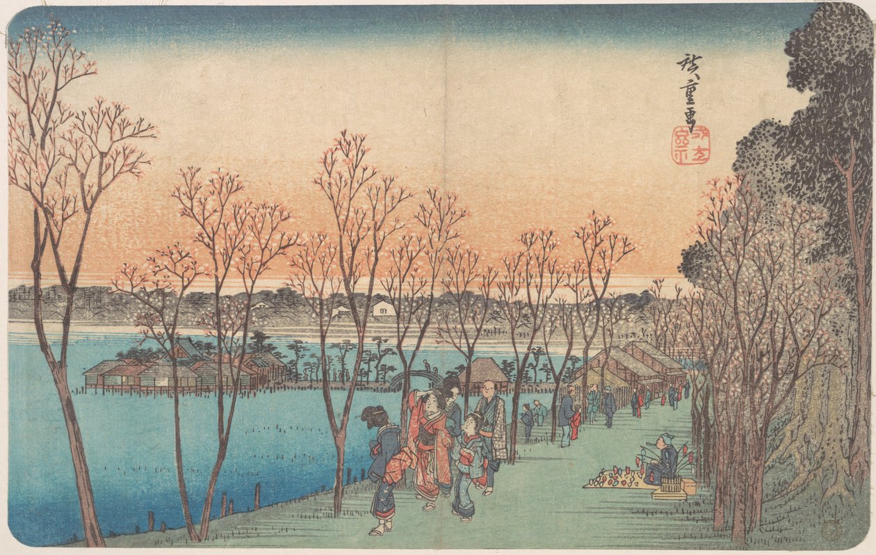 Ueno, Shinobazu no Ike od Utagawa Hiroshige