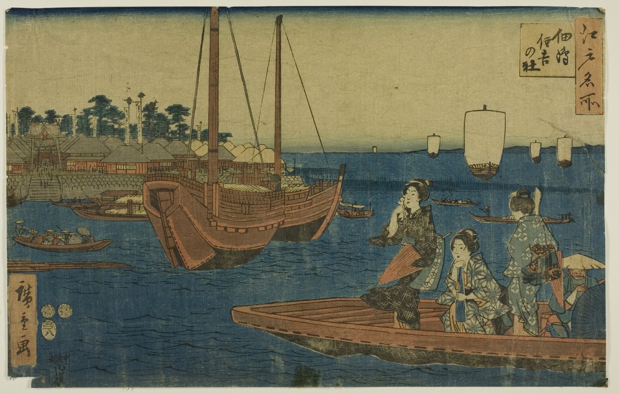Dřevotisk od Utagawa Hiroshige