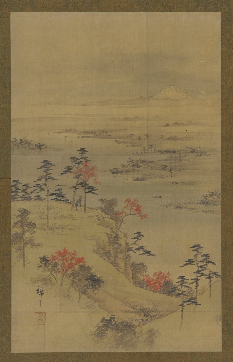 Podzimní krajina, polovina 19. století. od Utagawa Hiroshige II