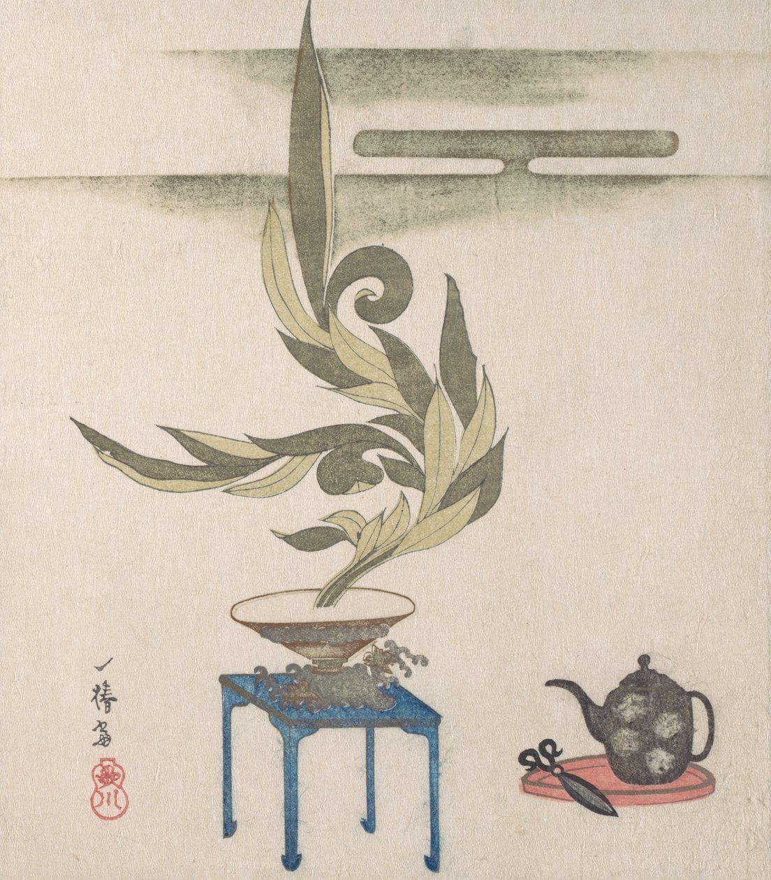 Květinové aranžmá, 19. století. od Utagawa Itchinsai
