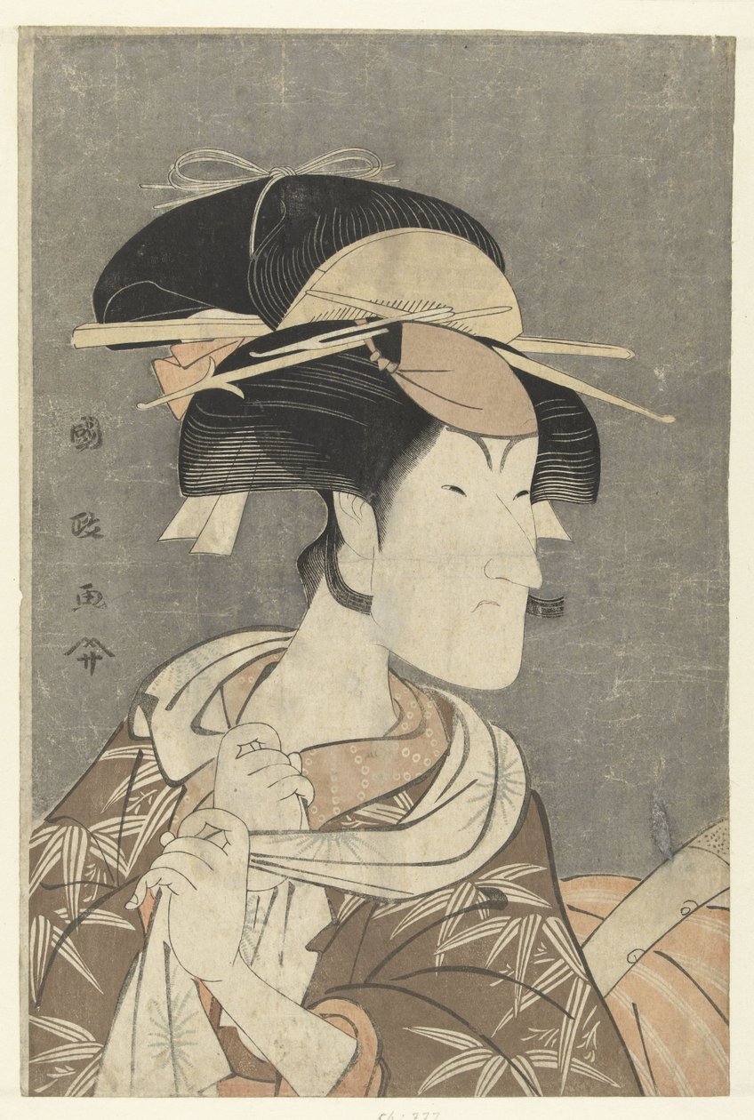 Část s Tepo RT Ret Van Nakayama Tomi Saburo od Utagawa Kunimasa