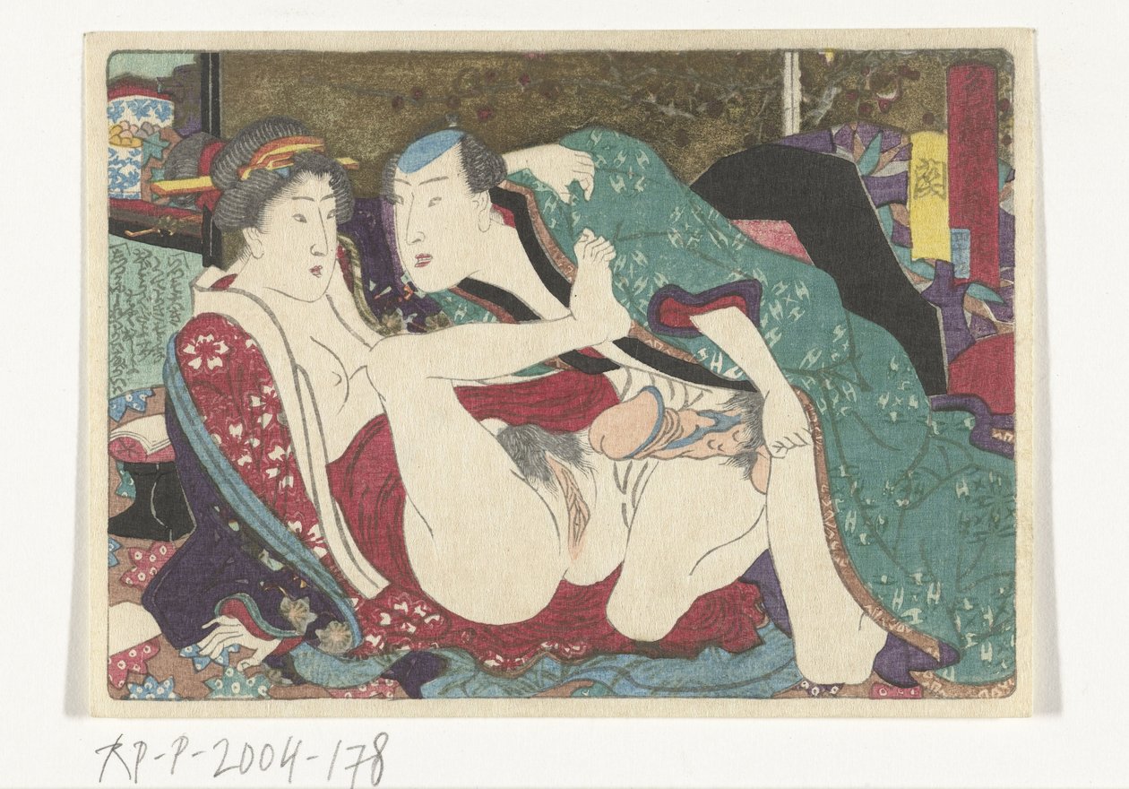 Místo Tokaido Erotická cesta do hlavního města (název série) od Utagawa Kunisada (I) (attributed to)