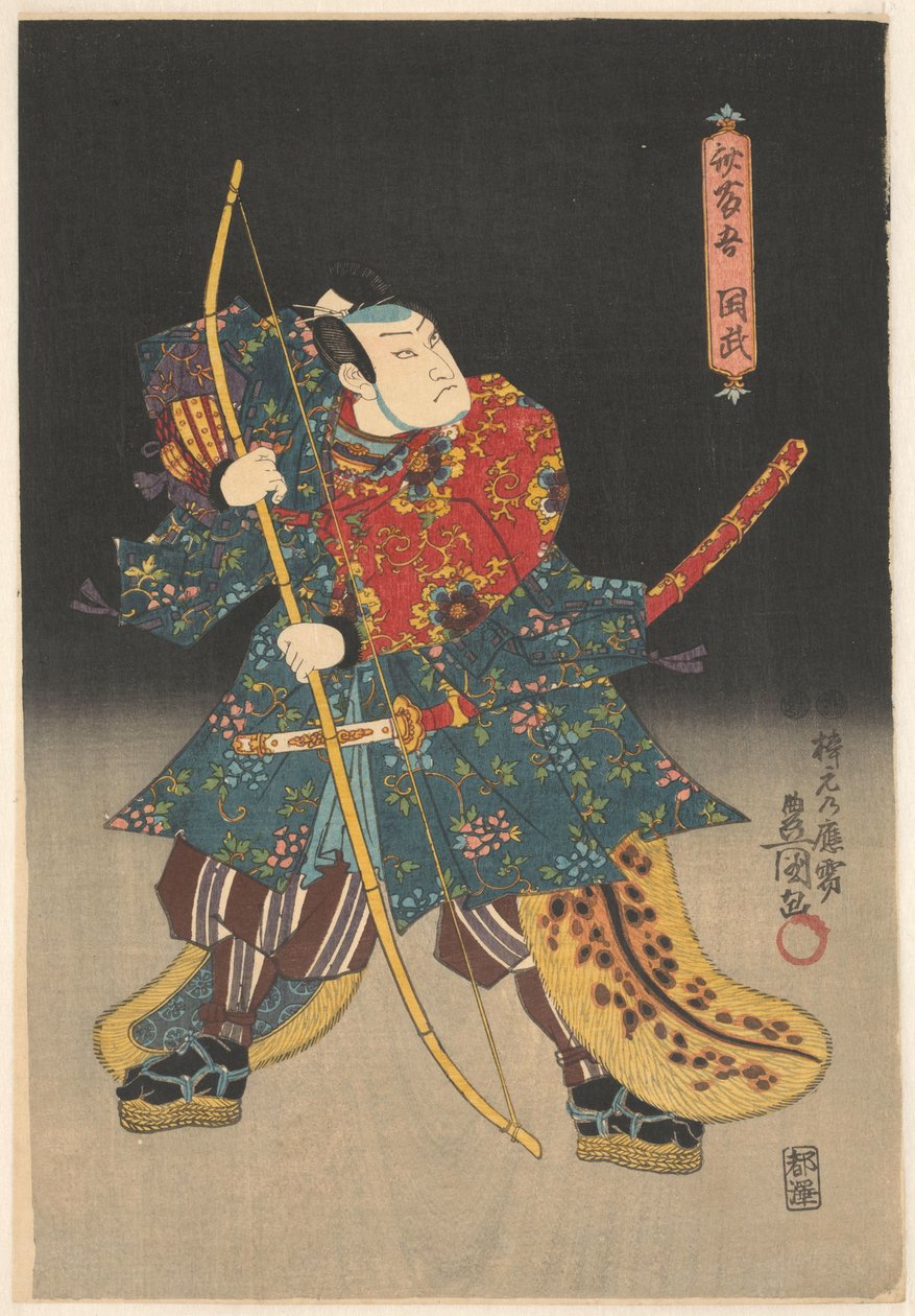 Herec jako lukostřelec od Utagawa Kunisada (I)