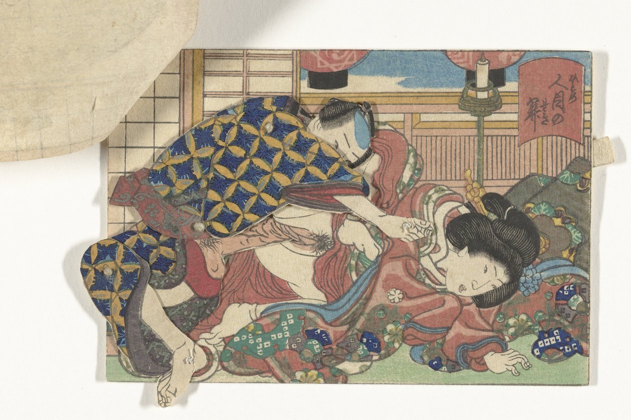Pohyblivý erotický potisk od Utagawa Kunisada (I)