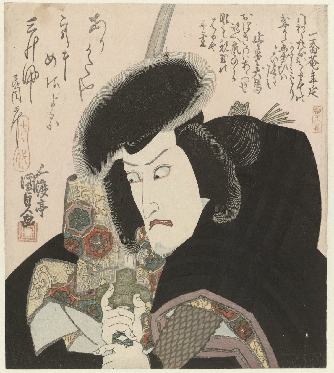 Busta portrét samuraje od Utagawa Kunisada (I)