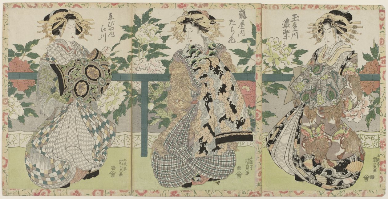 Drie kurtizány od Utagawa Kunisada (I)