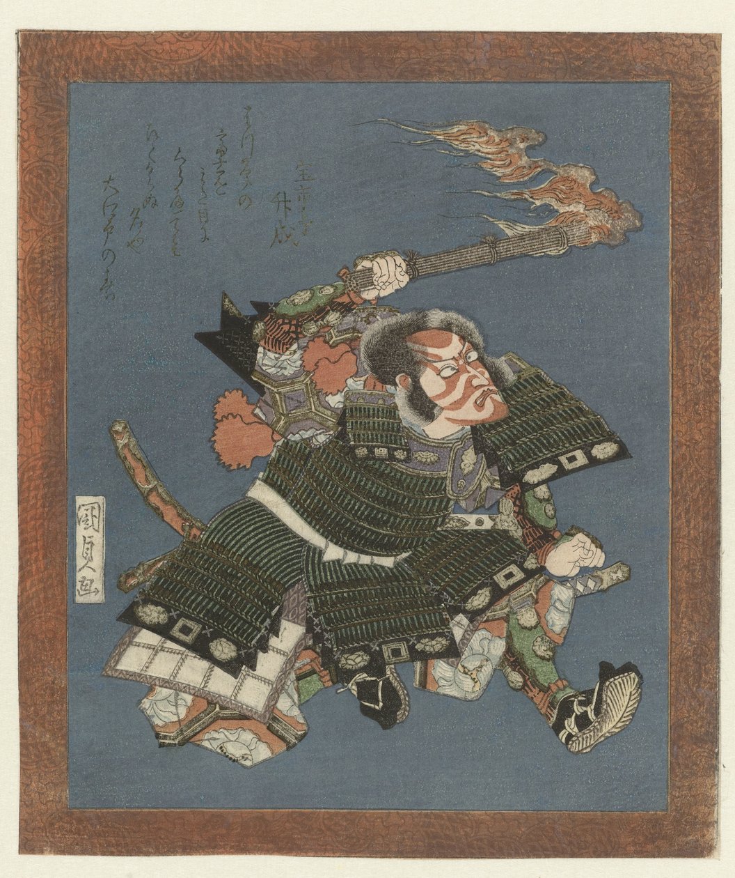 Samuraj s pochodní od Utagawa Kunisada (I)