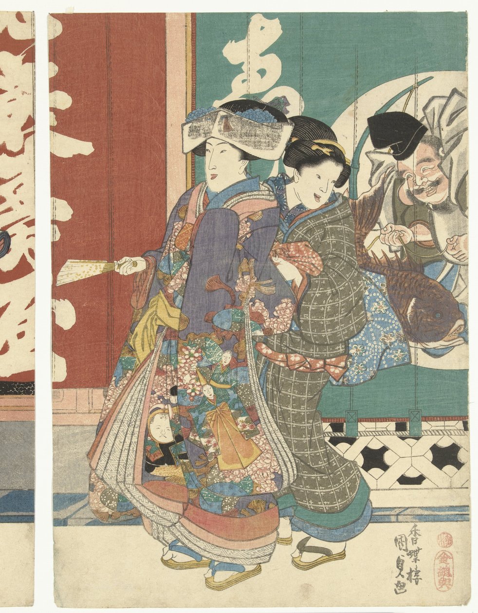 Ženy v obchodě Ebisuya od Utagawa Kunisada (I)