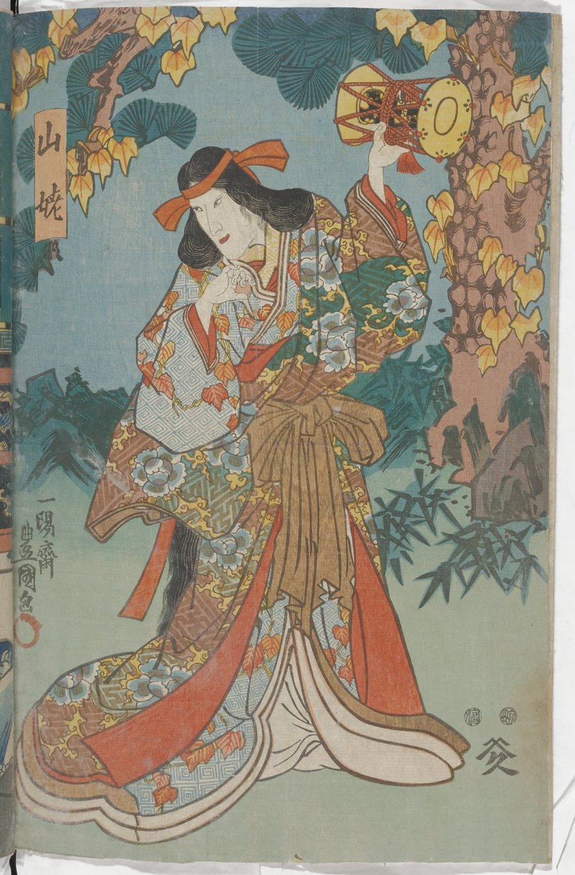 Horská čarodějnice od Utagawa Kunisada