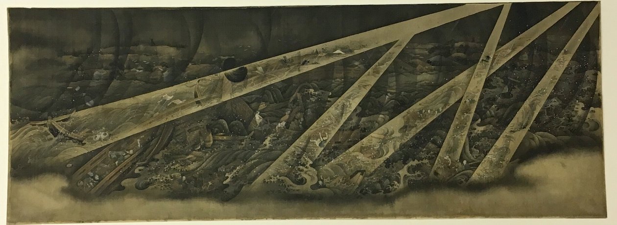 Bouře od Utagawa Kunitoshi