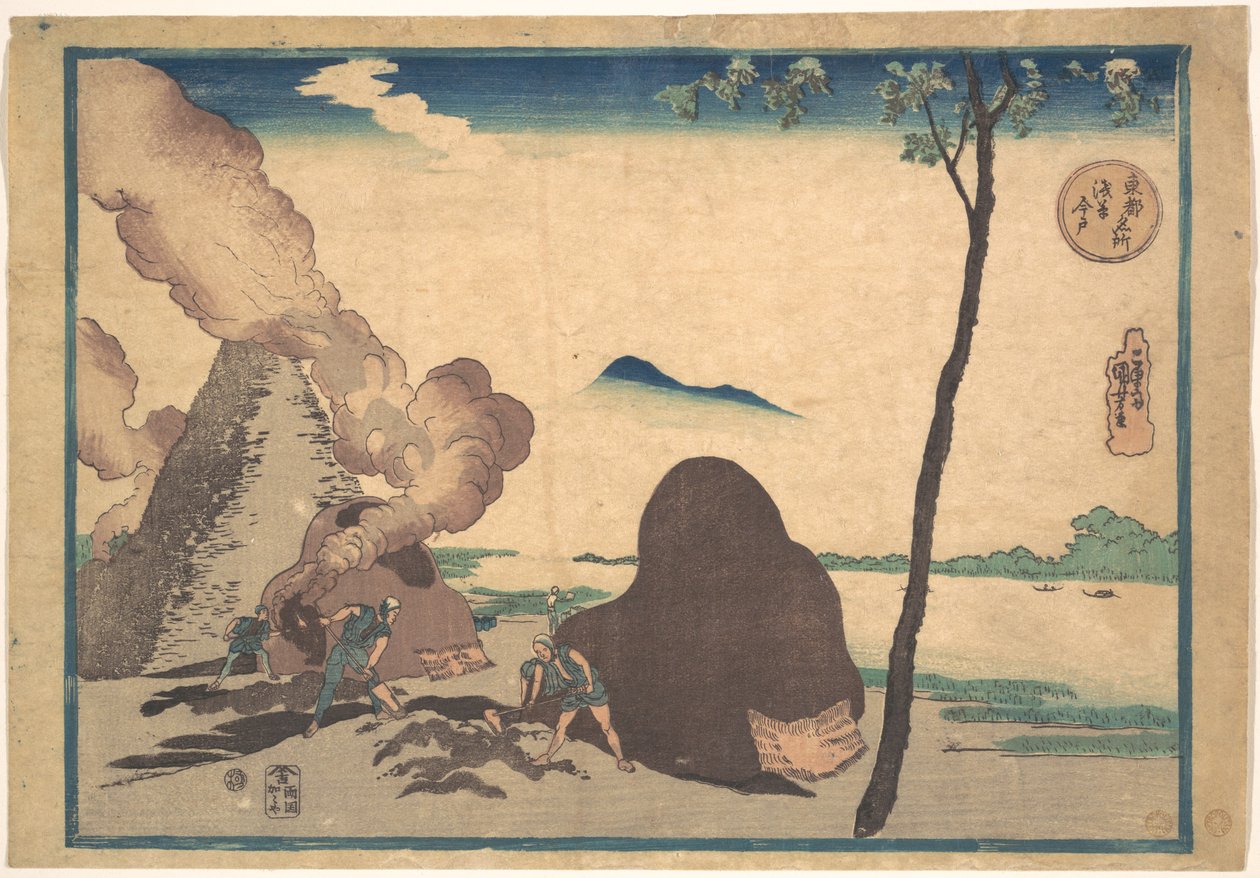 Asakusa Imado od Utagawa Kuniyoshi