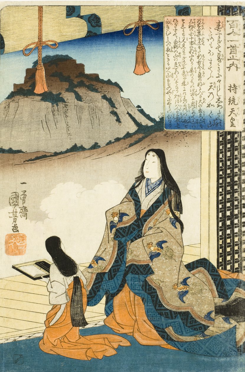 Císařovna Džitó Tennó od Utagawa Kuniyoshi
