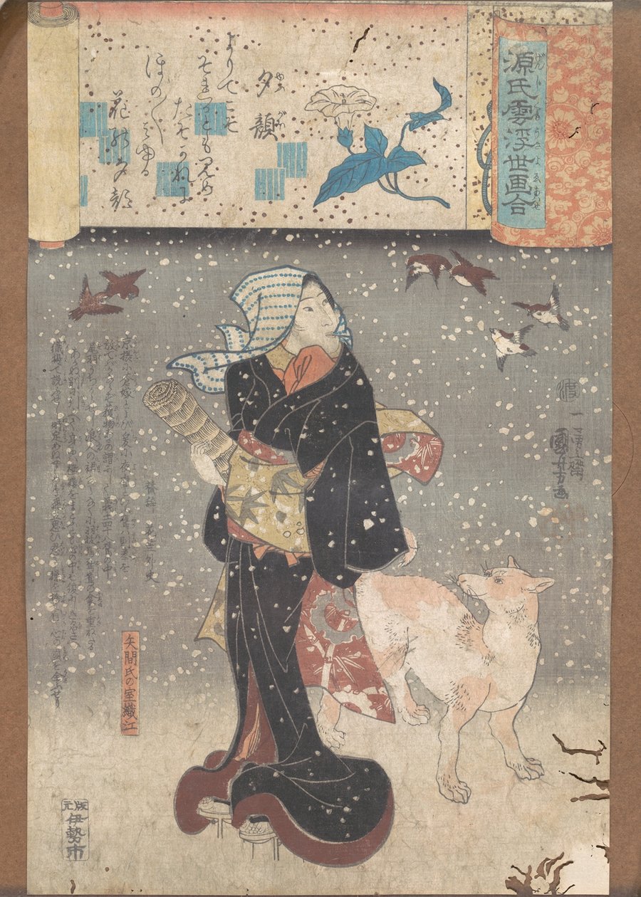 Večerní tváře od Utagawa Kuniyoshi