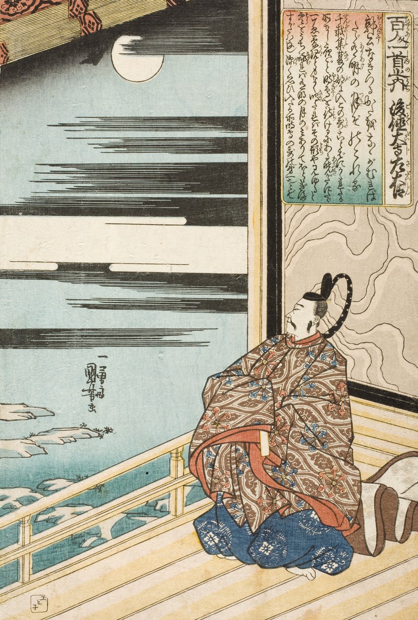 Gotoku Daiji, ministr levice od Utagawa Kuniyoshi