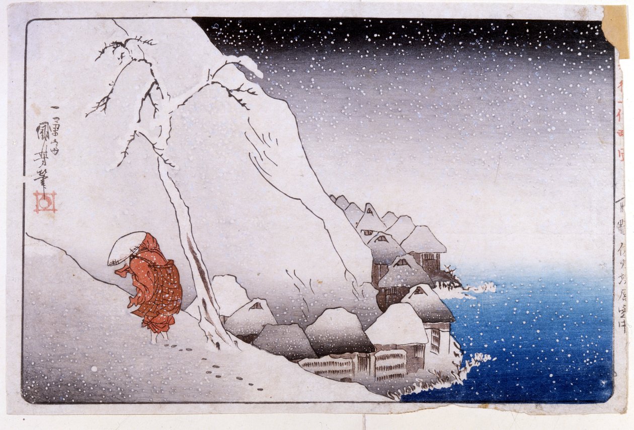 Život Nichirena od Utagawa Kuniyoshi