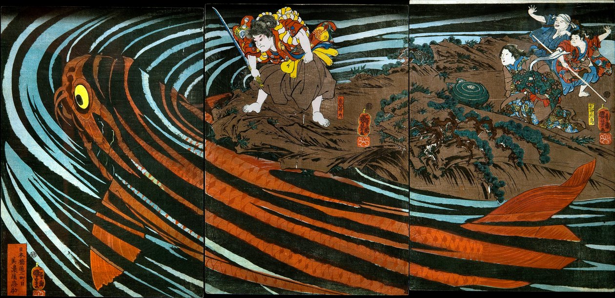 Závěsný od Utagawa Kuniyoshi