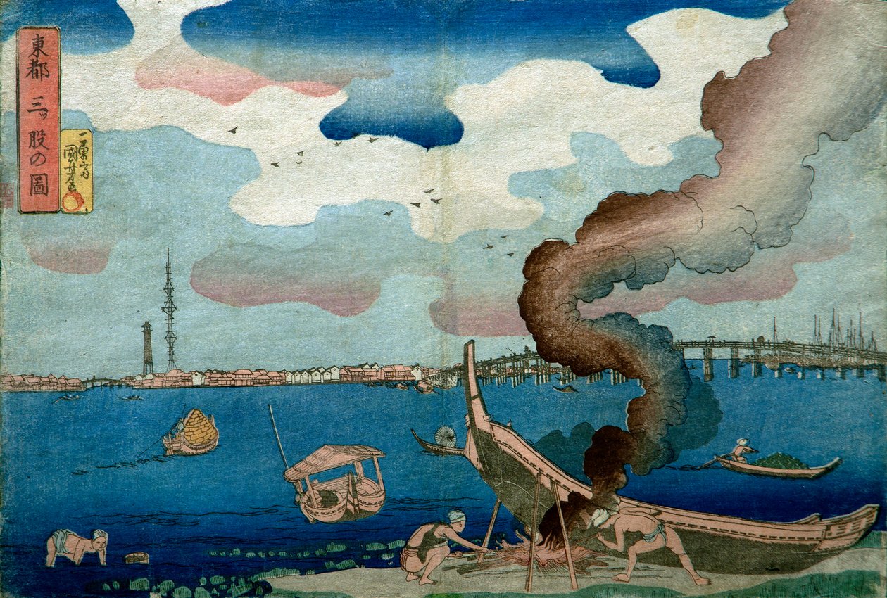 Závěsný od Utagawa Kuniyoshi