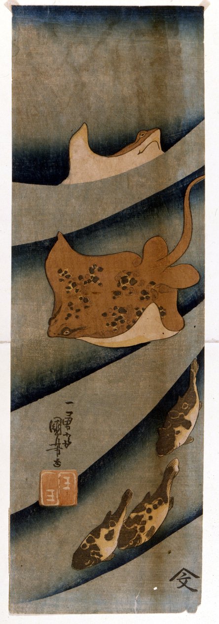 P Hayashi ts od Kuniyoshi Utagawa (1797-1861) v den c chin g tefi sh. od Utagawa Kuniyoshi