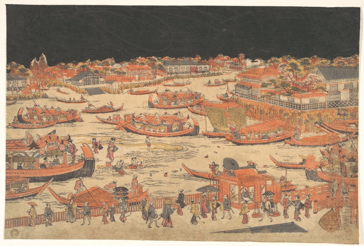 Kawabiraki od Utagawa Toyoharu