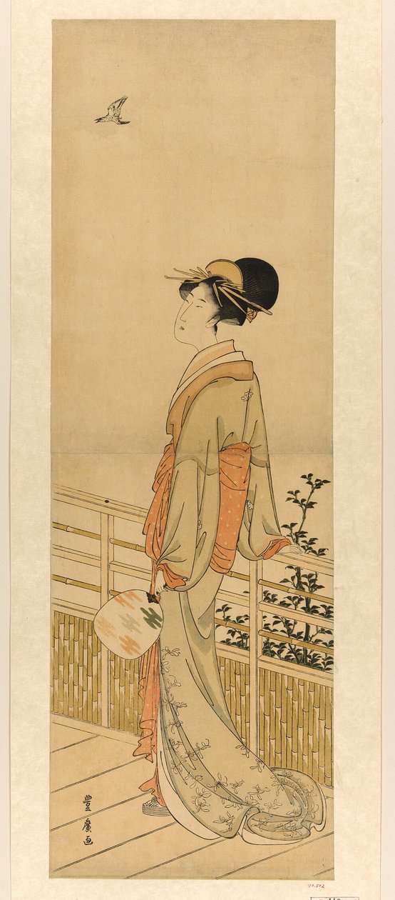 Naslouchání křiku kukačky od Utagawa Toyohiro
