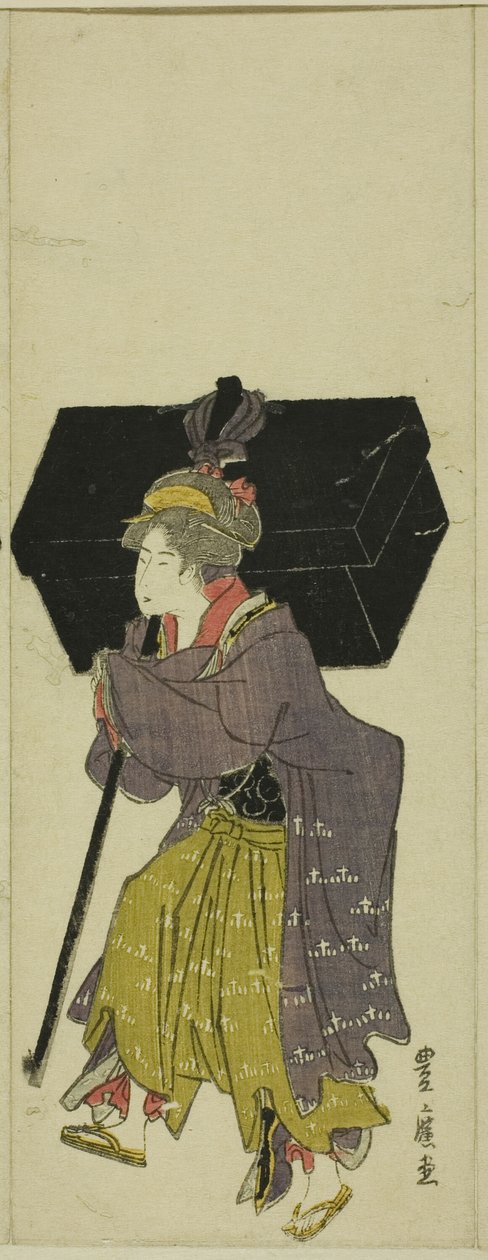 Parodie na průvod daimjó od Utagawa Toyohiro
