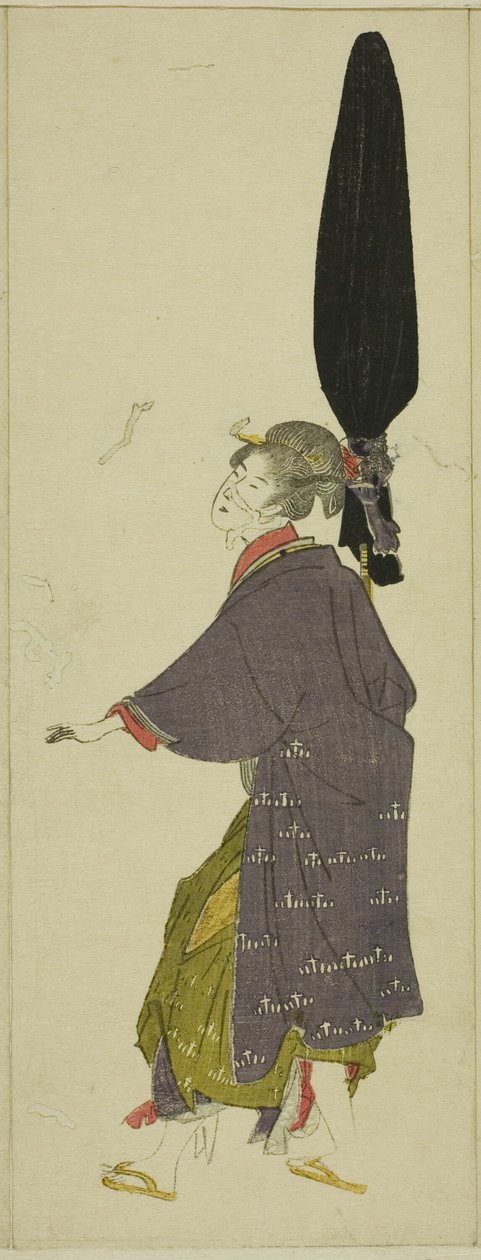 Parodie na průvod daimjó od Utagawa Toyohiro
