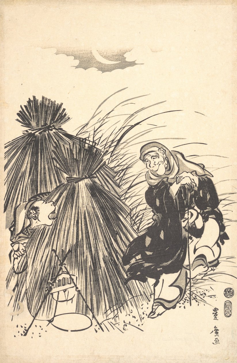 Chytání lišky, 1808. od Utagawa Toyohiro