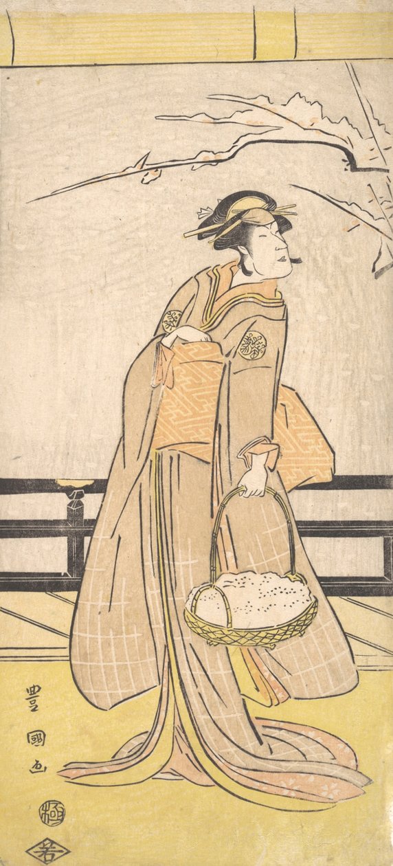 Nakayama Tomisaburo v ženské roli, ca. 1790-1825. od Utagawa Toyokuni I