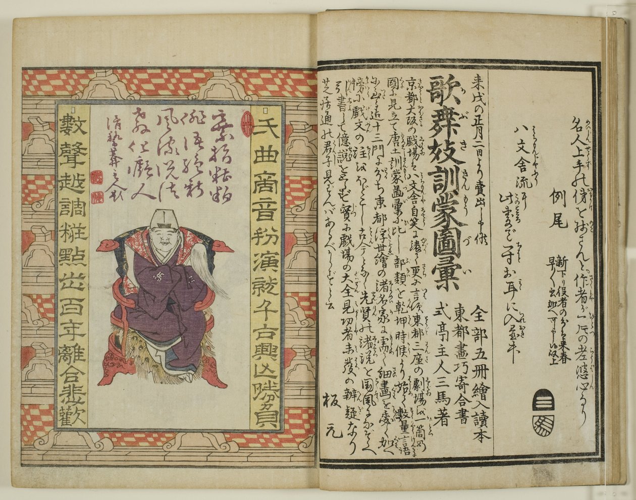 Yakusha Sangai Kyo od Utagawa Toyokuni I