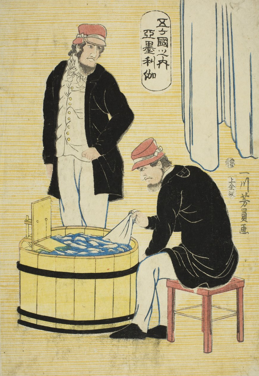 Mezi pěti národy: Američané od Utagawa Yoshikazu