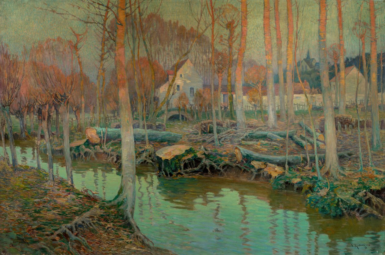 Starý mlýn v Giverny, 1899 od Vaclav Radimsky