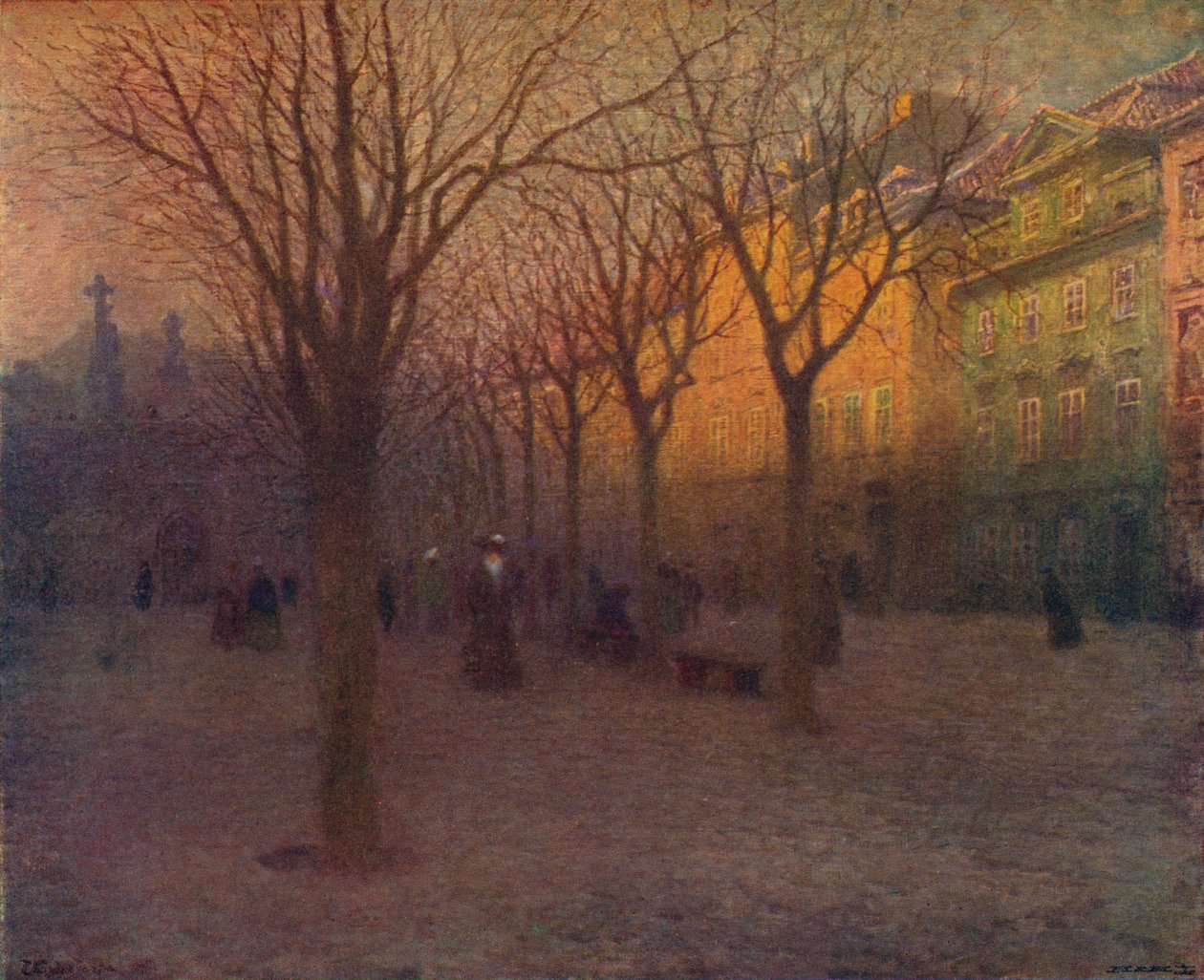Ostrov Kampa, Praha, c1879-1906, 1906 od Vaclav Jansa