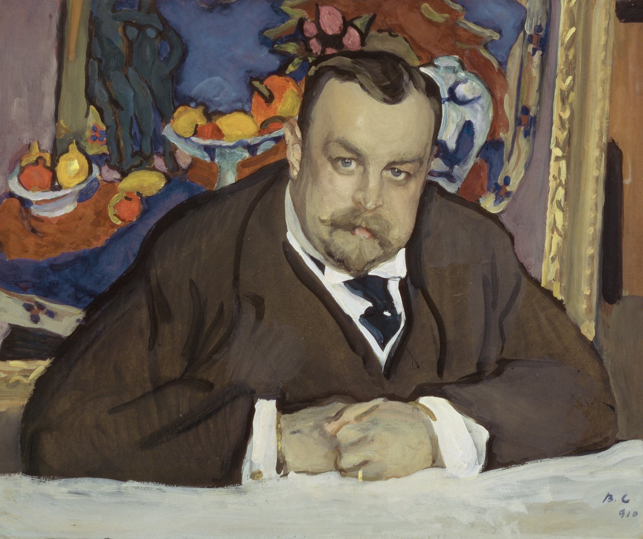 Portrét I. Morosova, 1910 (olej na kartonu) od Valentin Aleksandrovich Serov
