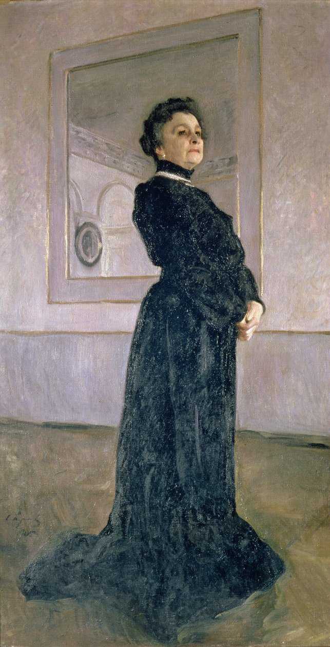 Portright of Maria Nikolaevna Ermolova (1853-1928) 1905 od Valentin Aleksandrovich Serov