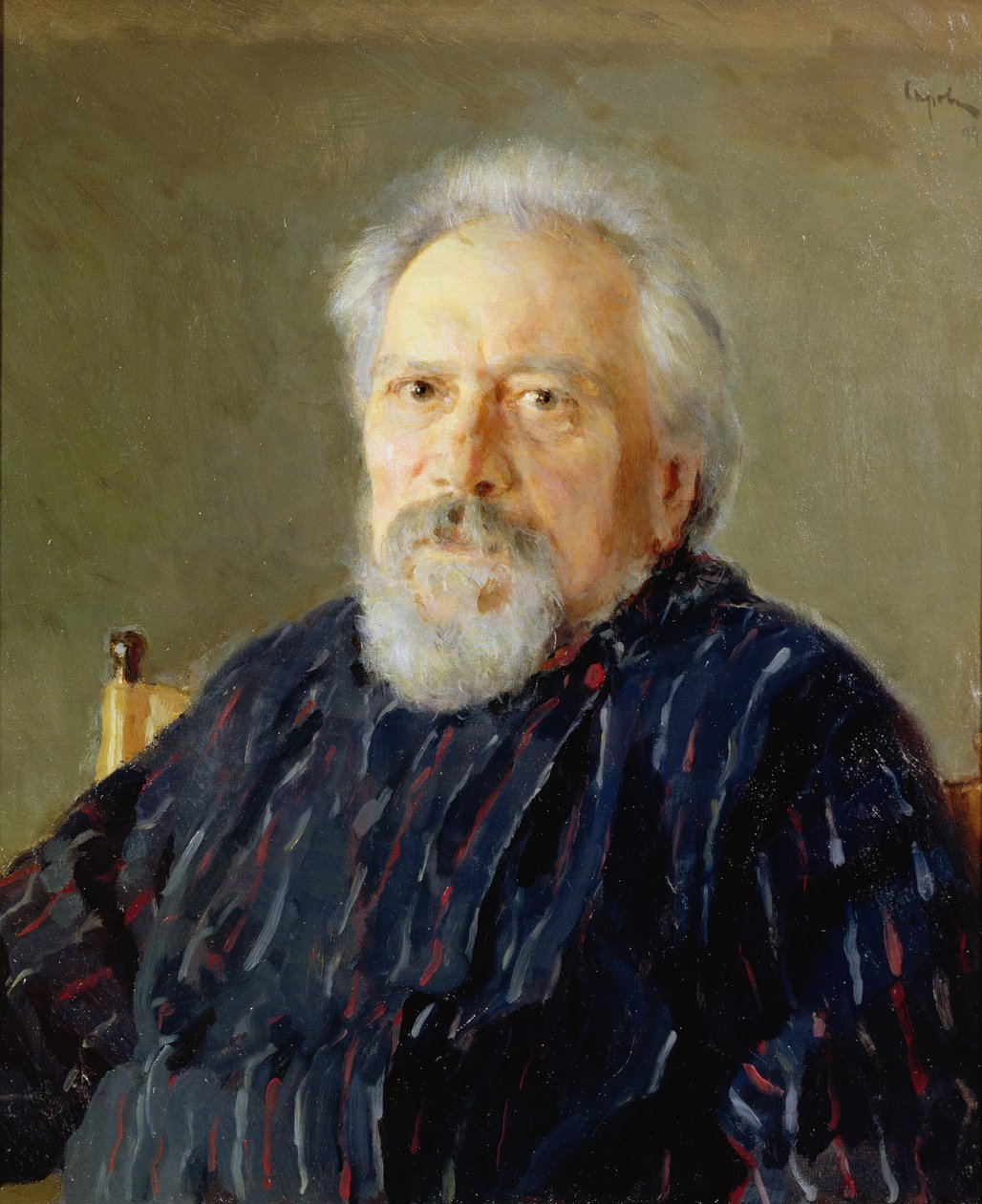 Portrét Nikolaje Leskova od Valentin Aleksandrovich Serov