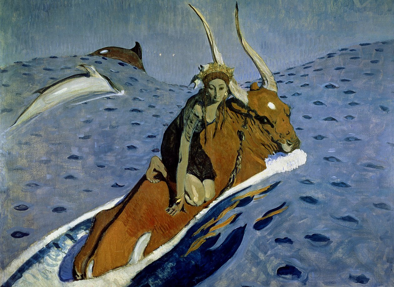 Znásilnění Evropy, 1910 od Valentin Aleksandrovich Serov