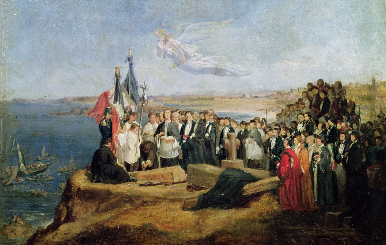 Pohřeb vikomta de Chateaubriand (1768-1848) v Grand-Be, 19. července 1848 od Valentin Louis Doutreleau