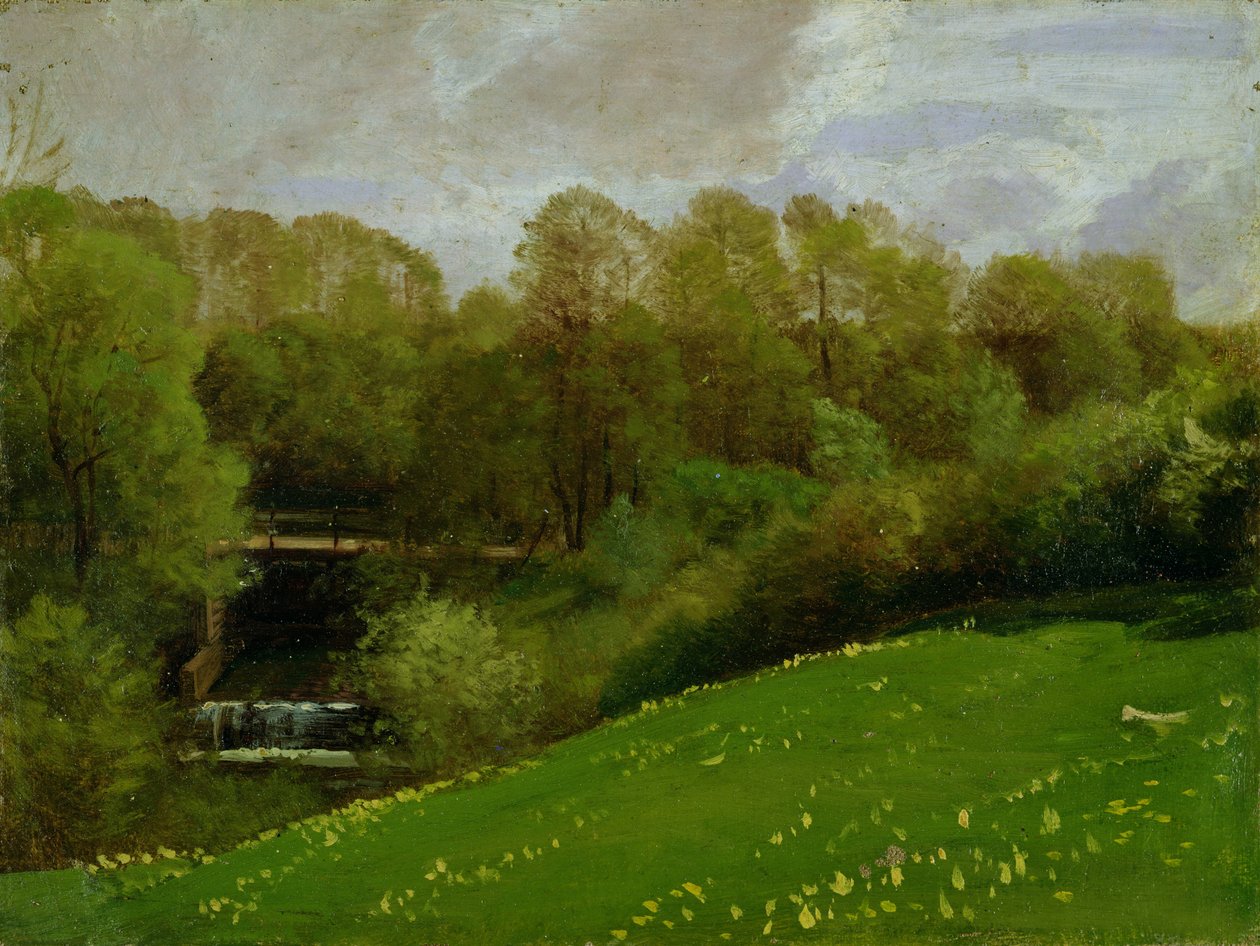 Louka a les, 1895 od Valentin Ruths