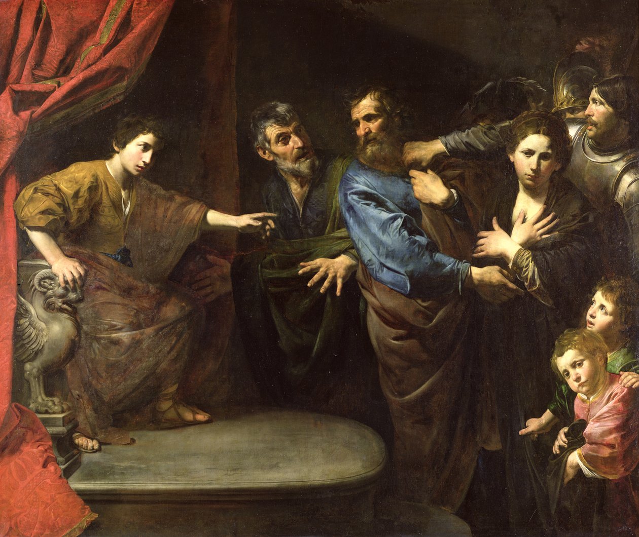 Soud Danielův aneb Nevinnost Susanny od Valentin de Boulogne