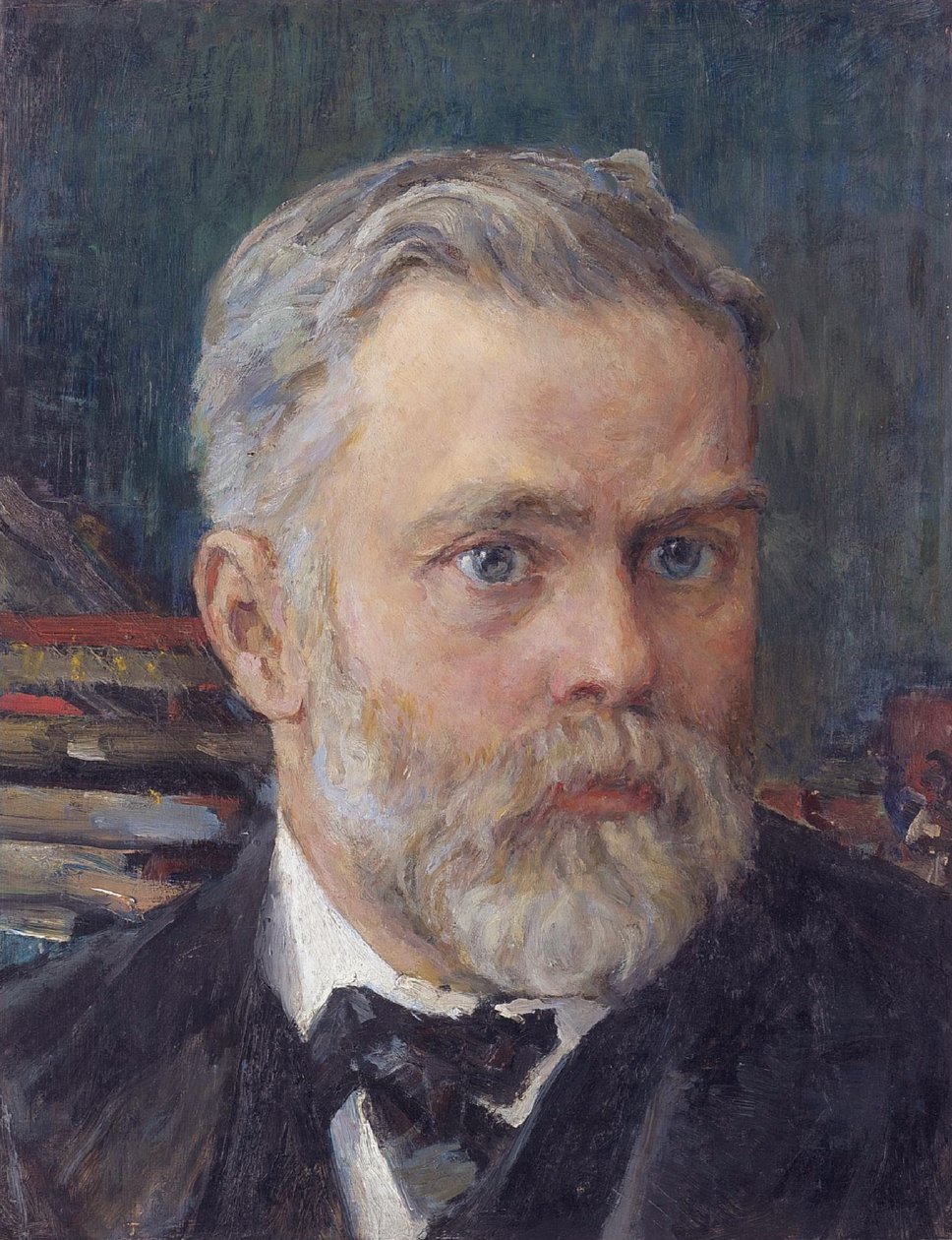 Portrét Emanuela Nobela 1859-1932, c. 1909 od Valentin Aleksandrovich Serov