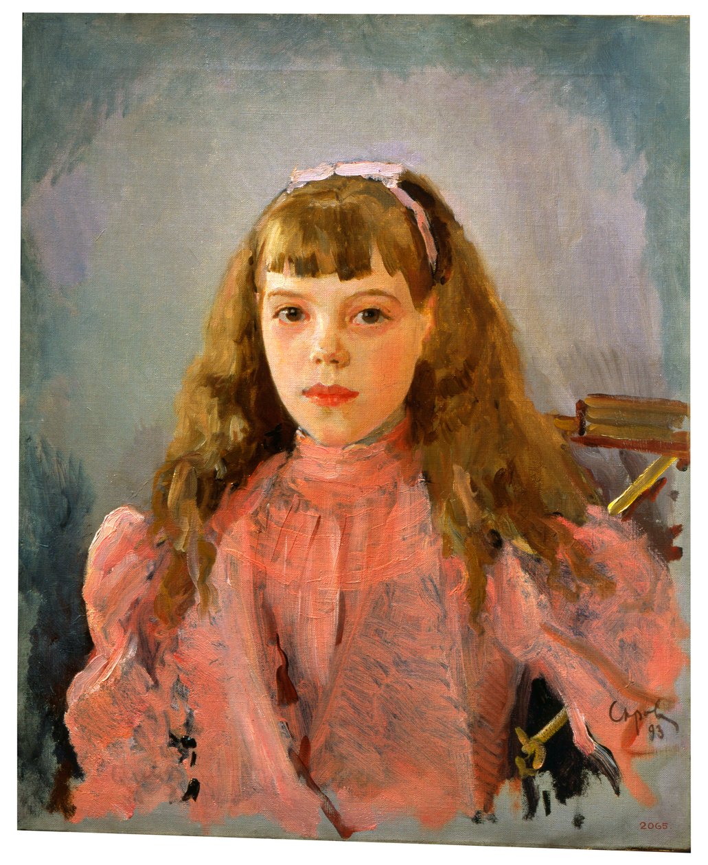 Portrét velkovévodkyně Olgy Alexandrovny z Ruska, 1893 od Valentin Aleksandrovich Serov
