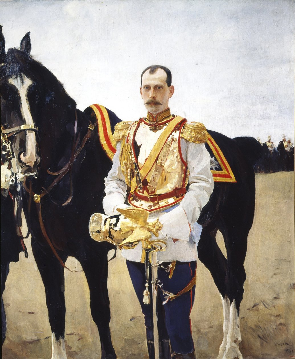 Portrét velkovévody Pavla Alexandroviče z Ruska 1860-1919, 1897 od Valentin Aleksandrovich Serov