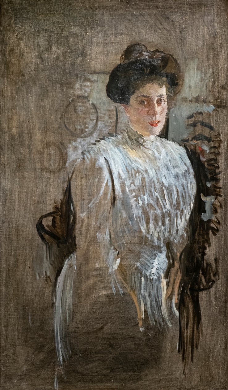 Portrét Margarity Kirilovny Morozové od Valentin Aleksandrovich Serov