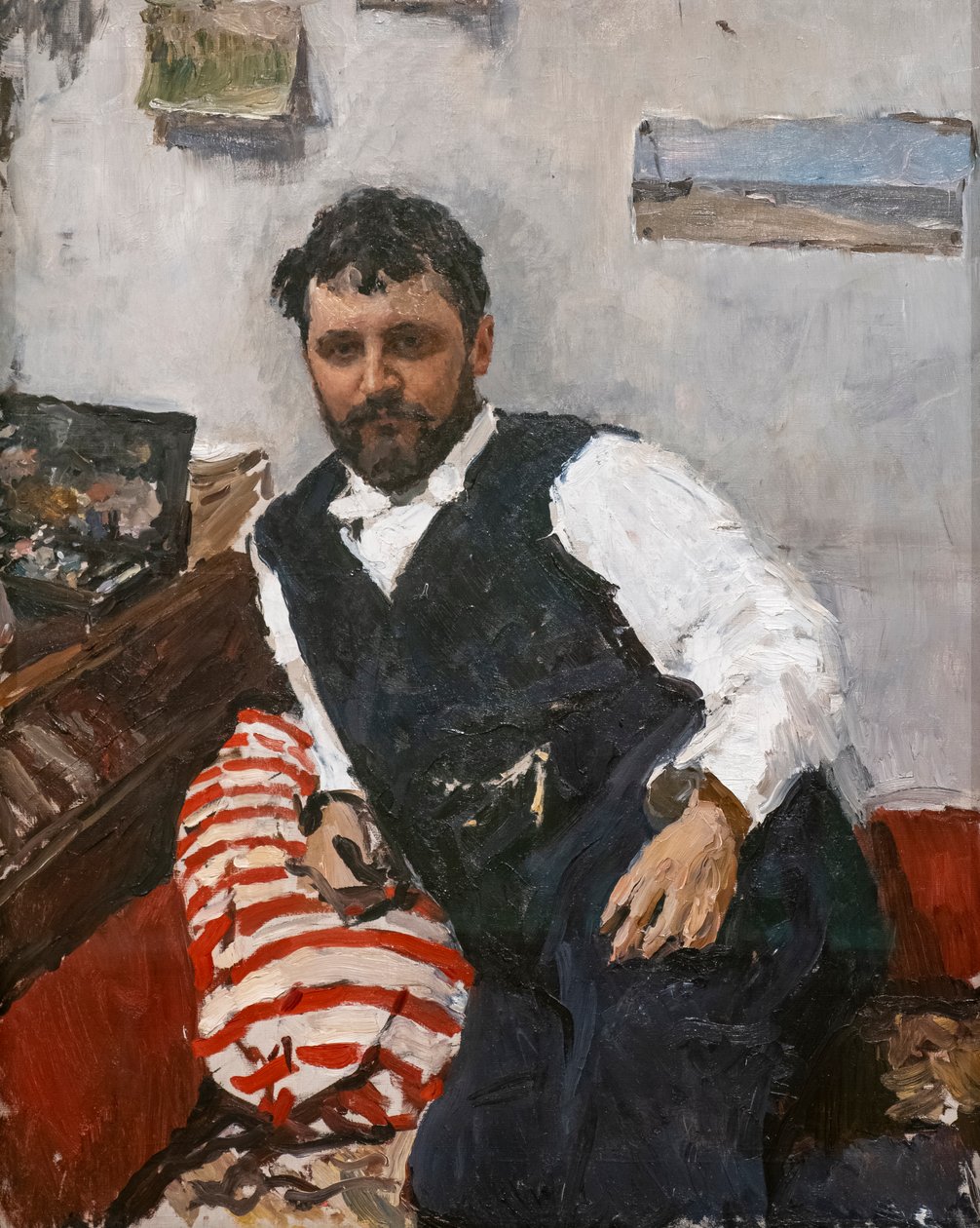 Portrét malíře Konstantina Korovina od Valentin Aleksandrovich Serov