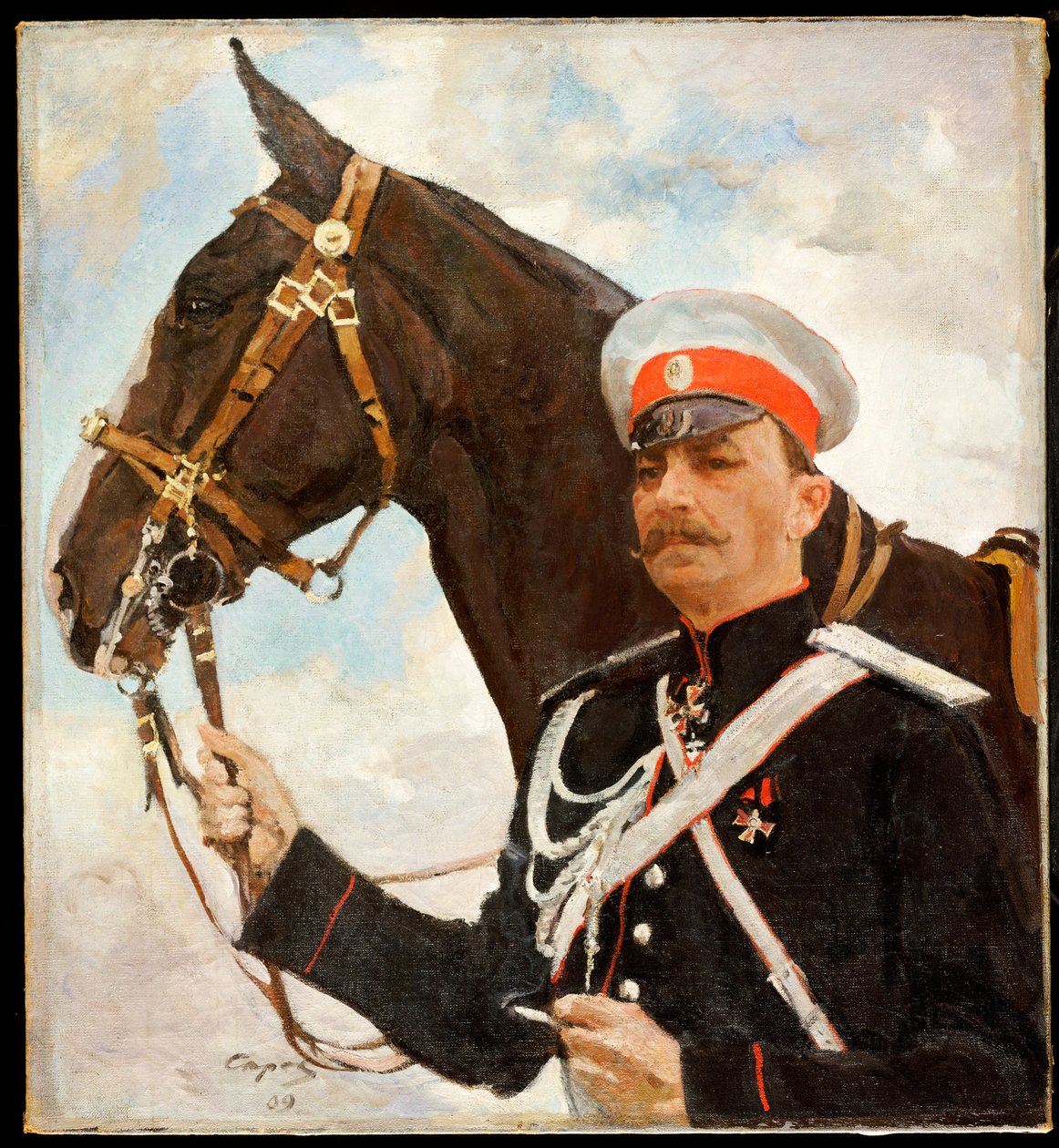 Portrét prince Felikse Feliksoviče Iusopova, hraběte Sumarokov-El"ston, 1909 od Valentin Aleksandrovich Serov
