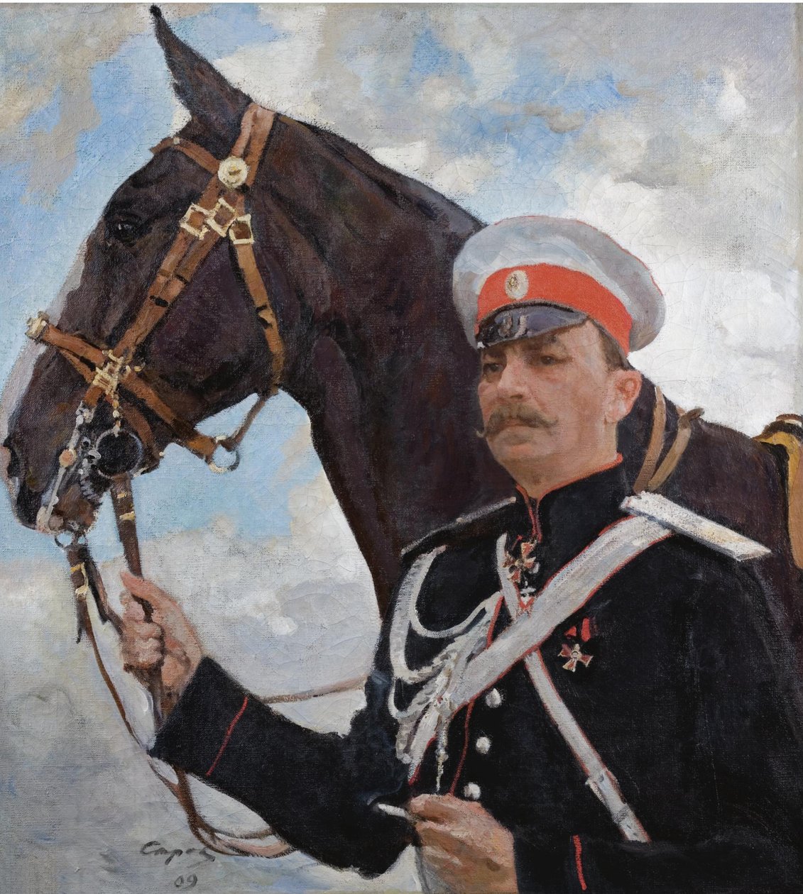 Portrét prince Felixe Yusupova, hraběte Sumarokov-Elston 1856-1928, 1909 od Valentin Aleksandrovich Serov